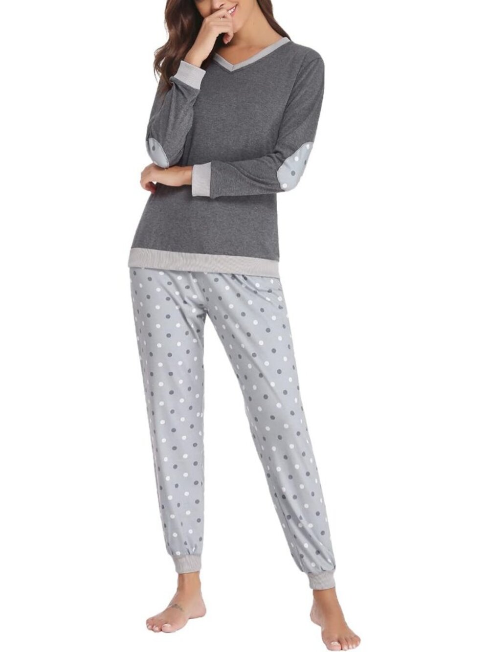 Cozy Soft Cotton Women's Long Sleeve Pajama Sets, Sizes S-XXL, Comfy Sleepwear